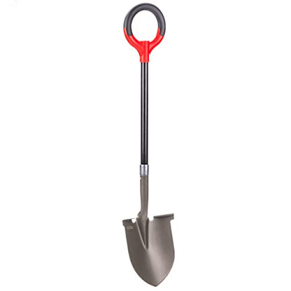 Radius Garden 25211 Pro-Lite Carbon Steel Shovel, Red - style: Round Point Shovel