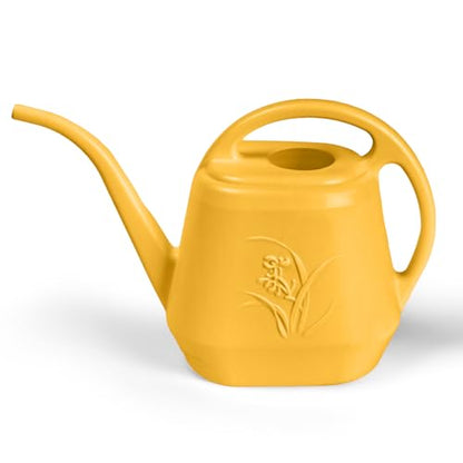 Plant Watering Can - 1/2 Gallon - Orange - color: Orange