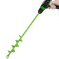 Auger Drill Bit for Planting - 1.6"X16.5" Heavy-Duty Garden Auger Spiral Drill Bit - Bulb Planter Tool - 3/8" Hex Drive Drill - size: 1.6"X16.5"-Green