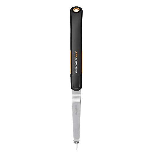 Fiskars Xact Manual Hand Edger, Lawn & Garden Edging Tool, Silver/Black