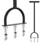 Lawn Aerator Coring Tool with 3 Hollow Tines