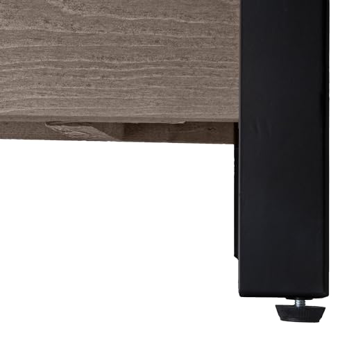 Grapevine Urban Garden Low-Profile Planter, FSC Recycled Wood, Rectangular, 37IN x 12.6IN, Cocoa Brown