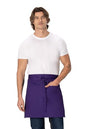Chef Works Unisex Half Bistro Server Apron - color: Purple, 1 Pack