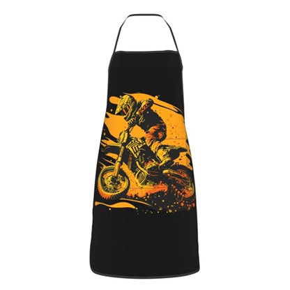 Waterproof Apron with Pockets - color: Blue