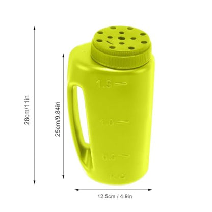 Seed Spreader, Hand Crank Shaker Cup for Grass Seeds Fertilizer