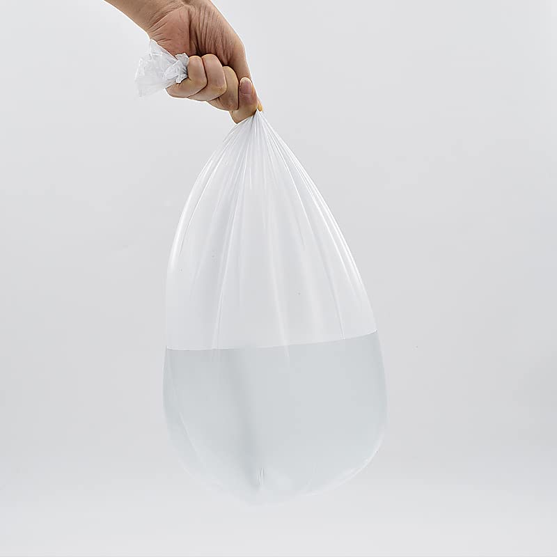 SUBEKYU Mini Trash Bags for Mini Desktop Wastebasket,105 Count Total - color: white trash bag