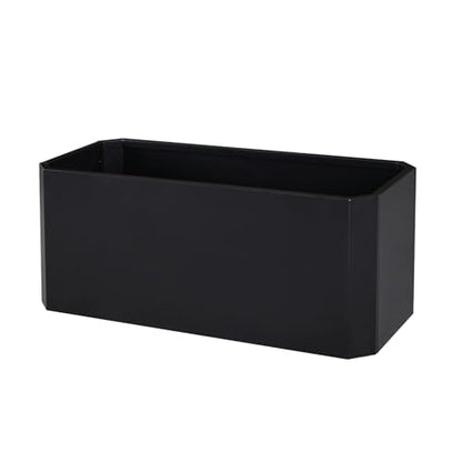 Metal Rectangular Planter Box 36"L x 15"W x 15"H Steel Black Planter Box - color: Black