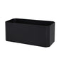 Metal Rectangular Planter Box 36"L x 15"W x 15"H Steel Black Planter Box - color: Black