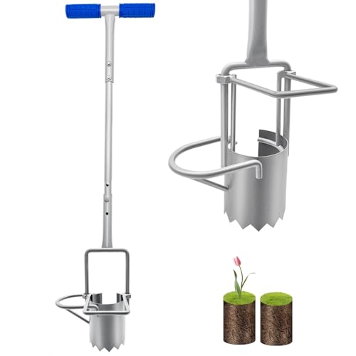 5-in-1 Garden Bulb Planter with Long Handle, Height Adjustable