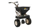 TerraKing Commercial Push Spreader for Rock Salt, Ice Melt, Fertilizer and Grass Seed, 70 lb Capacity with Stainless Steel Frame