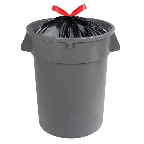 Amazon Basics Trash Bags, 30 Gallon, 50 Count | Drawstring | Multipurpose | Pack of 2 - size: 50 Count (Pack of 2)