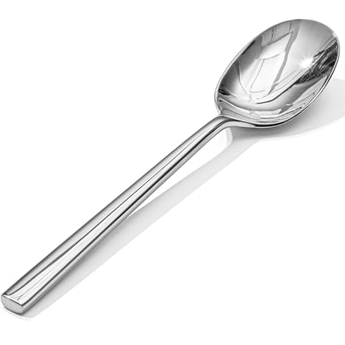 KINGSTONE 12 Piece Dinner Spoons Set, Stainless Steel Spoons - size: 12-Piece, style: Dinner Spoons
