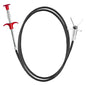 118-Inch Flexible Grabber Claw Tool Reacher with 4 Claws for Sink, Drains - style: 118 IN