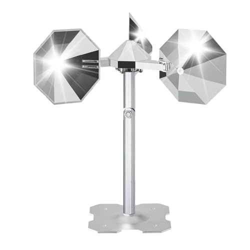 Bird Scare Reflective Device,Silver, Wind Powered Spinning, Bird Reflectors, Keep Pigeon Woodpeckers and Seagull Away for Garden Patio Yard,1PCS - color: Silver, size: 1Pcs