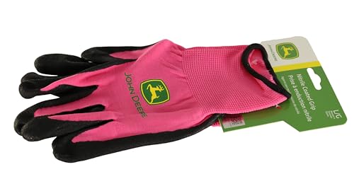 John Deere Nitrile Foam Palm Dipped Gloves LP42427
