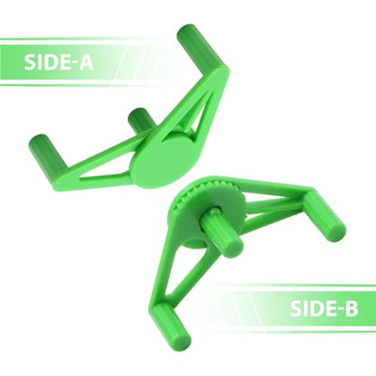50 PCS Adjustable Plant Training Clips, Green Low Stress Support Clips for Stem Bending, Ideal for Grow Tents and Gardening - color: Green