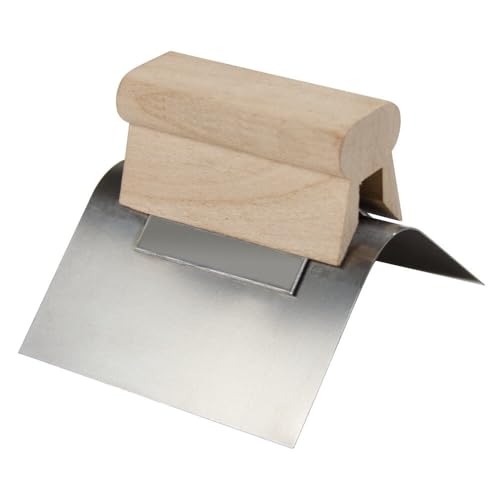 Kraft Tool PL011 4"x2" Stainless Steel Outside Corner Tool 1/8"R