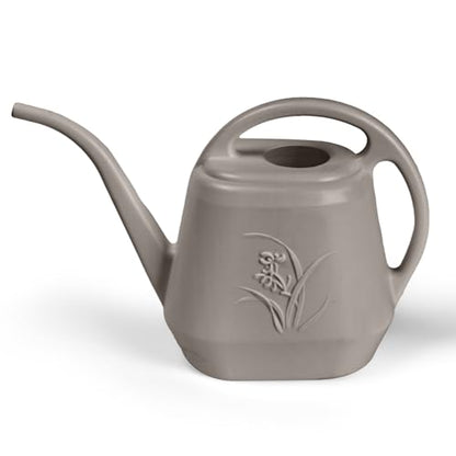 Hand Plastic Watering Can - Coffee Color - 1 Gallon - color: Coffee Color