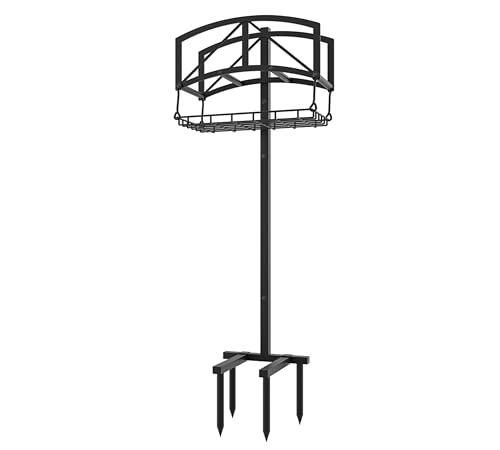 Fire Beauty Stainless Steel Garden Hose Holder for Yard Lawn Storage - style: Bridge Design