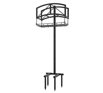 Fire Beauty Stainless Steel Garden Hose Holder for Yard Lawn Storage - style: Bridge Design