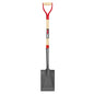 Flat Spade Garden Shovel Edging Spade with Wooden Handle, 43 inches - style: Garden