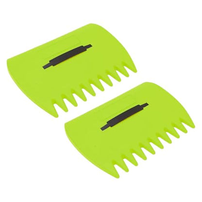 Leaf Scoops Large Size Hand Rake Claws 2 Pcs Leaf Scoop Fallen Leaves Grabber Dead Branches Claw Plastic Hand Rake for Garden Lawn