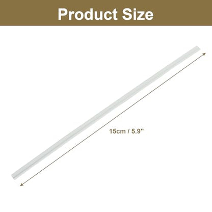 1000Pcs 6Inch White Paper Twist Ties - color: White, size: 6"