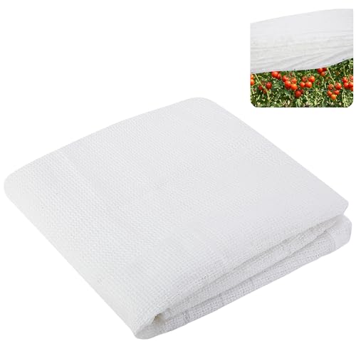 6.6 x 6.6 Ft Plant Sun Shade Cloth, 60% Shading White Sun Protection Net - color: 2x2m