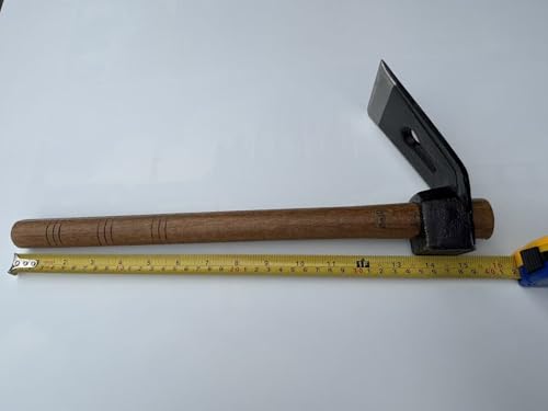 Garden Hoe, Short Handled Hoe, Heavy Small Hoe, Sharp, Used for Cultivation, Excavation, loosening Soil, Digging Trenches, Small Garden Hoe. (Heavy Duty Small Hoe) - color: Heavy duty small hoe