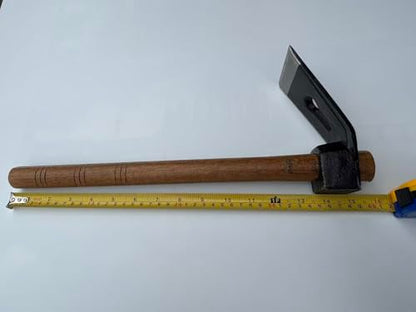 Garden Hoe, Short Handled Hoe, Heavy Small Hoe, Sharp, Used for Cultivation, Excavation, loosening Soil, Digging Trenches, Small Garden Hoe. (Heavy Duty Small Hoe) - color: Heavy duty small hoe