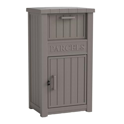 Package Delivery Box for Outside, Parcel Drop Box, Gray, 60 Gallon - color: Gray