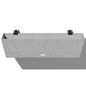 Veradek Pure Series Railing Planter - Tapered Window Box with Bracket - color: Gray, size: 36 inch