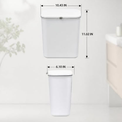 Kitchen Cleaning Set - Wall Mount Trash Can - Mini Squeegee - Grout Brush