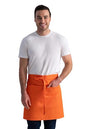 Chef Works Unisex Half Bistro Server Apron - color: Tangerine, 1 Pack