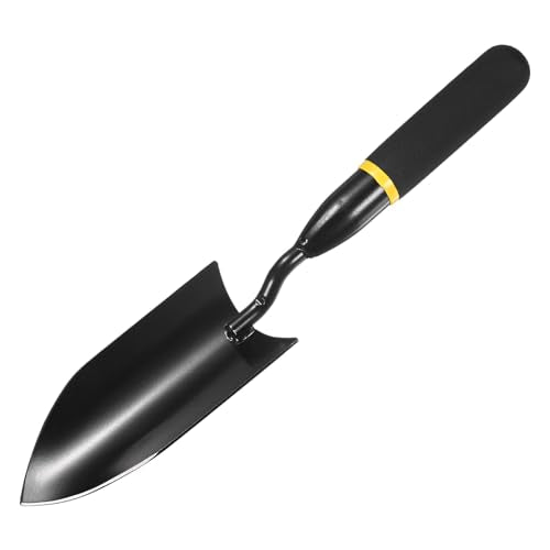 M METERXITY Gardening Trowel, 12 Inch Manganese Steel Garden Hand Shovel with Rubber Handle, Trowel Garden Tool for Farmer Soil Planting Digging Transplanting - size: 12 Inch