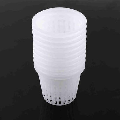 Hydroponic Baskets, 10-Pack 3 Inch Net Pots for Orchids & Plants