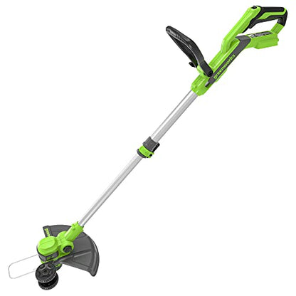 Greenworks 24V 12-Inch Cordless String Trimmer/Edger (Gen 2), Battery and Charger Not Included - style: 12" Gen 2 (Bare Tool)