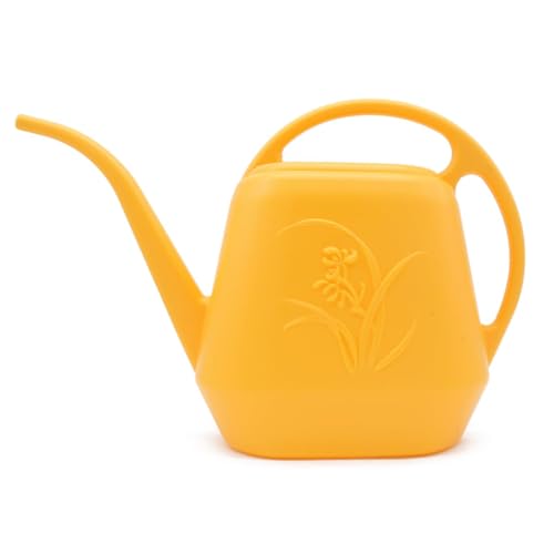 Watering Can - with Long Spout - 1 Gallon - Yellow - color: Yellow