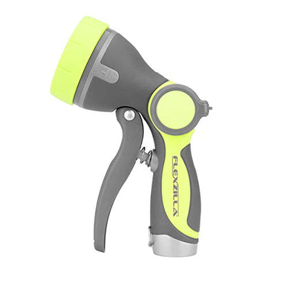 Flexzilla Heavy Duty Pistol Grip Garden Hose Nozzle Sprayer with Comfortable Grip & Durable Construction - size: 5.5 inches x 2.75 inches x 8.5 inches