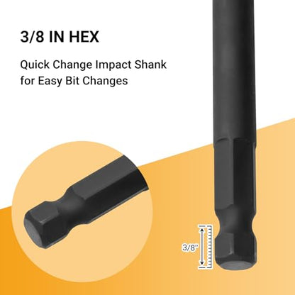 3/4" x 17" Auger Drill Bit, 3/8" Hex Shank - size: 3/4" x 17"