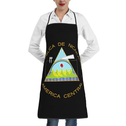 Waterproof Apron with Pockets - color: Yellow
