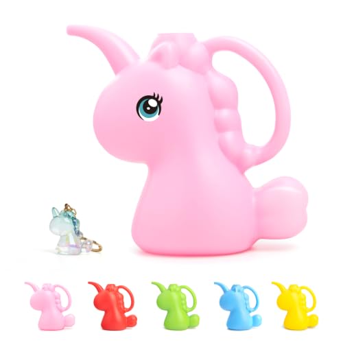 XXXFLOWER Small Watering Can for Indoor Plants 1/4 Gallon 1L Pink - size: Pink