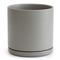 D'vine Dev 10 Inch Ceramic Planter Pot, Grey, 94-O-E-3 - color: Gray, size: Large