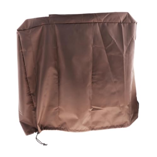 Retractable Garden Hose Reel Cover, Oxford Cloth Waterproof Dustproof Protector for Wall Mounted Outdoor Hose Reels, Coffee - color: Coffee