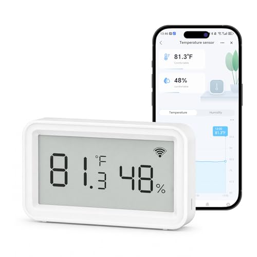 eMylo WiFi Thermometer Hygrometer,Smart Indoor Temperature Humidity Sensor