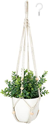 Mkono Fake Hanging Plant, Artificial Hanging Plants for Home Decor Indoor