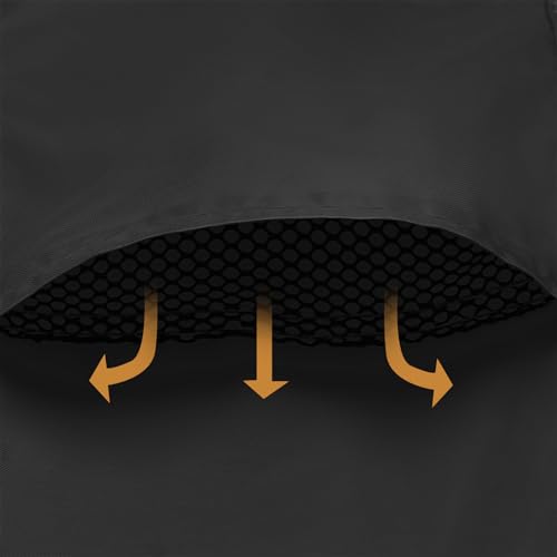 Patio Deck Box Cover Waterproof, 62L x 30W x 26 inch, Black - color: Black, size: 62"x30"x26"(H)