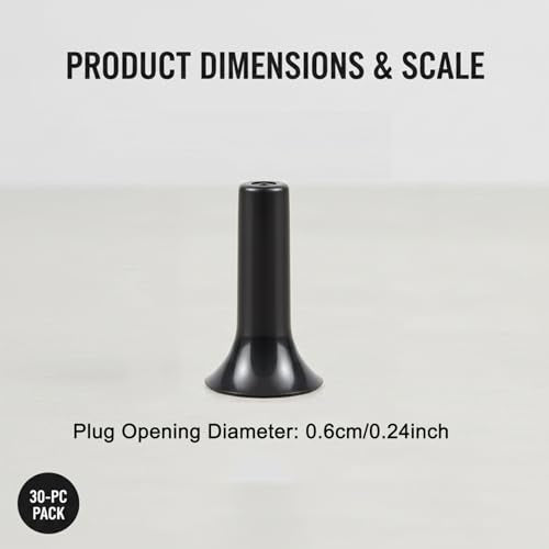 Leak‑Free 1/4" Drip Irrigation End Caps, Push‑Fit End Plugs Compatible with Quick Connect Tee Connectors for Garden Irrigation - size: 30PC-3