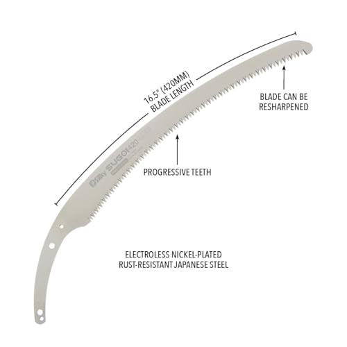 Silky Replacement Blade Only SUGOI 420mm XL Teeth (391-42) - size: 420mm (16.5 inch) Replacement Blade