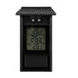 Min Max Thermometer, LCD Digital Wall Mount Greenhouse Temperature - color: Black